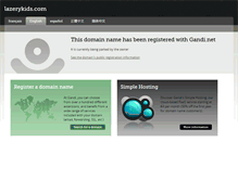 Tablet Screenshot of lazerykids.com